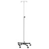 Blickman IV Stand 4 Hook w/5 Leg Base On Casters 7792SS-4